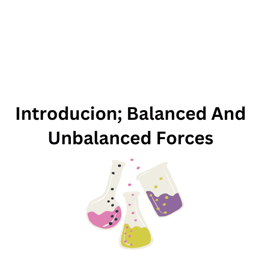  Introducion; Balanced And Unbalanced Forces